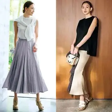 大人の甘さ、涼やかな上品さ「夏のスカート」50代のためのスタイル