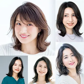 大人可愛い“外ハネ”で軽さをプラス！50代がこの春挑戦したい「ミディアムヘア」5選