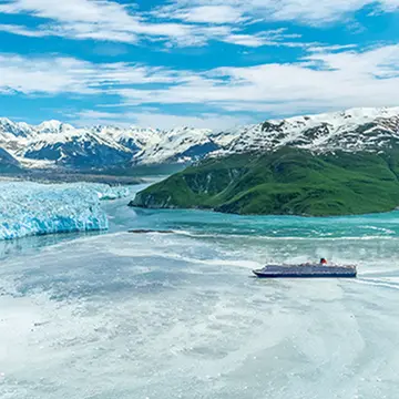 アラスカの大自然の中へ！憧れの豪華客船「クイーン・エリザベス」で訪れるアラスカクルーズ旅