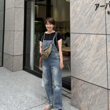 大人カジュアルで楽しむ夏の桃パフェ🍑