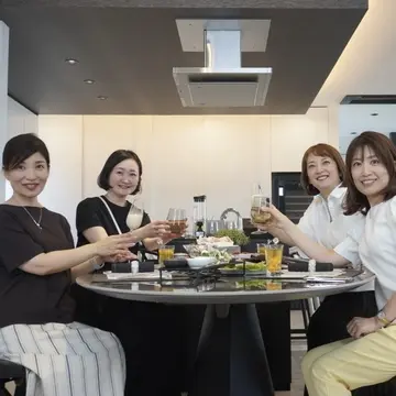 芦屋のJマダムさん邸でごちそう韓国料理パーティ