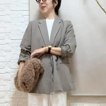 50代UNIQLOジャケット着回しコーデ