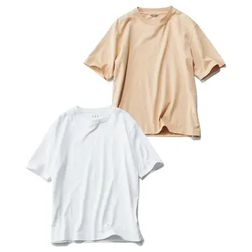 シンプルな着こなしを特別にしてくれる“しなやかTシャツ”2選【新・スタメンTシャツ】