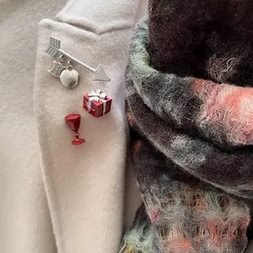 ブローチでクリスマス🎄