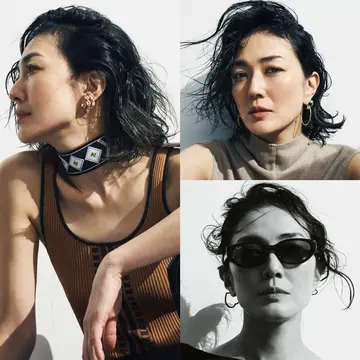 【俳優・板谷由夏の私をつくるジュエリー vol.4】夏を満喫したい日は、ウェットヘアにフープピアスを
