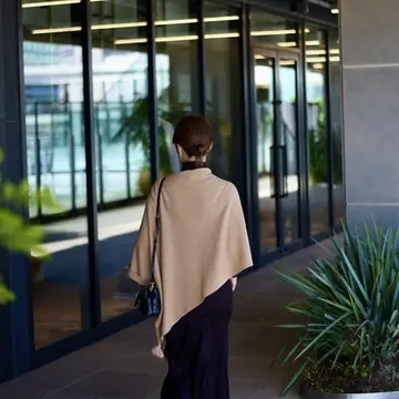 ポンチョでお出かけ♪