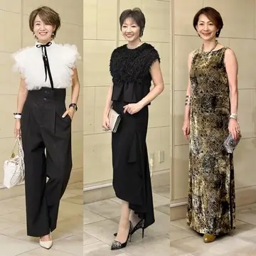 上品で控えめな華やかさを演出！おしゃれな40代・50代のパーティーコーデ11選