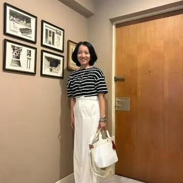 3シーズン活躍！オフィスにも休日にも映える優美なセミワイドパンツ