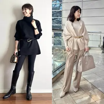 「ベルト」でおしゃれ度上がる！冬のコーデの参考にしたいスタイルアップコーデ5選
