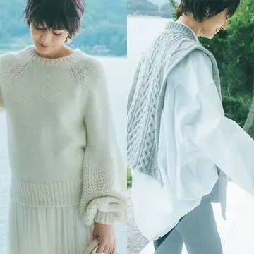 富岡佳子さんが着る50代にふさわしい「極上ニット」【2021秋冬最新ニット】