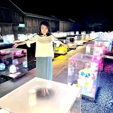 幻想的な光の饗宴〜美濃あかりアート〜