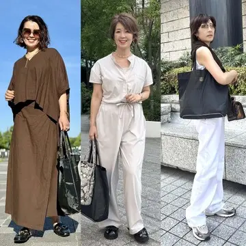 シーンや着こなしを選ばないと大絶賛！おしゃれな40代・50代が愛用「アパルトモン×エクラ」大人のロゴトートバッグ