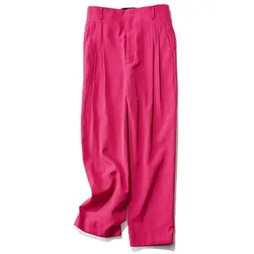 ＜坪田あさみさんの“時短パンツ”＞華やかなピンクが印象的！おしゃれ度UP確実の万能パンツ