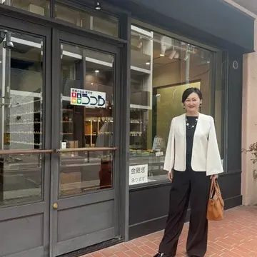 優美パンツで秋さんぽ〜西天満「かま叶」ランチと器めぐり♪