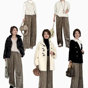 “ラクなのに上品”を叶えるベロアパンツ着回し5選