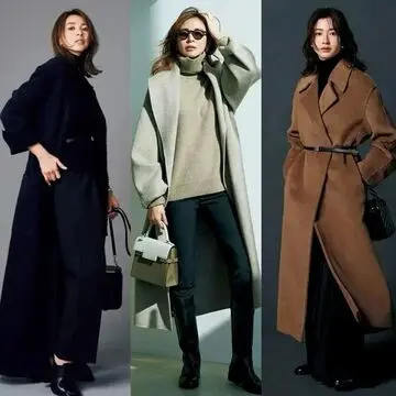 冬の定番「ロングコート」は何色を選ぶ？黒、ベージュ、グレー…50代に似合うカラー7選