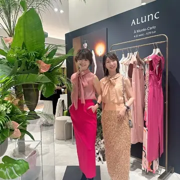 Alunc 阪急うめだ本店 POP UPイベントへ。
