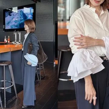 青山ランチと、今日の装い