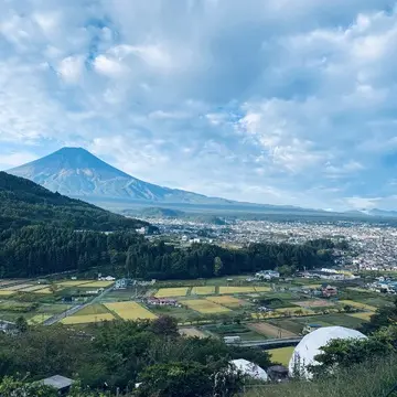 富士山の雄大な景色を眺めながらグランピング②