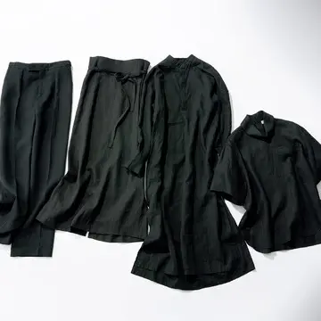 “黒のクールみ”手に入る、カッコよく着られる大人のリネン　五選