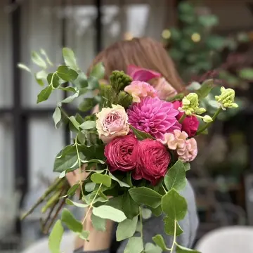 ほんのり秋を感じるブーケ