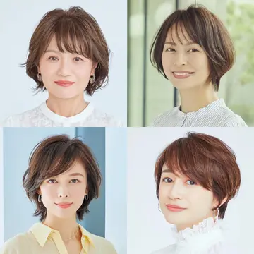 前髪を変えて若見え！50代に人気の前髪の作り方・「前髪あり」のヘアスタイルカタログ【ショート・ボブ・ミディアム・ロング別】