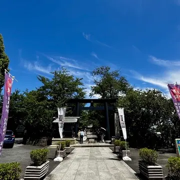 松陰神社へ夏詣