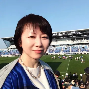 無印ジーンズでラグビー観戦♪