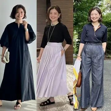 三尋木奈保さんが伝授！50代夏のおしゃれアイテム「デニム・ワンピース・スカート」の着こなし術