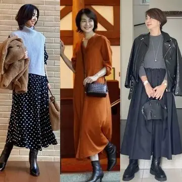 12月に着たいヨーコチャンやZARA…上品で女らしい「冬のワンピース」50代のおしゃれな着こなし11選