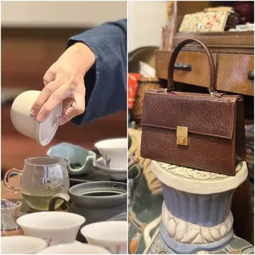 常滑焼の急須で美味しいお茶時間講座 ＆ 一期一会のアンティークハンドバッグ