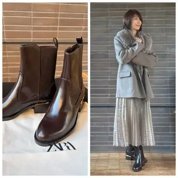 ZARAのブーツと、コート♪