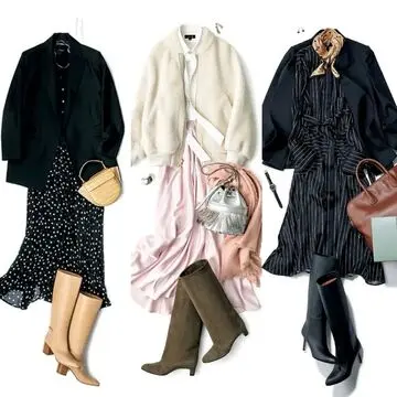 この冬、何色のロングブーツにする？50代の冬映えスタイル11選