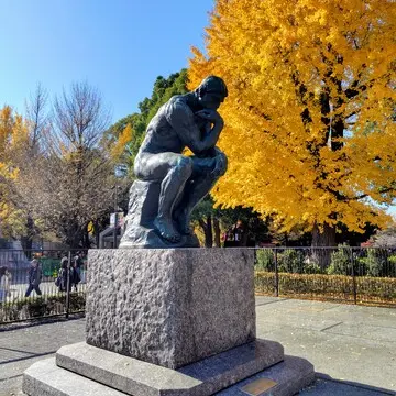 スカーフスタイルで紅葉の上野&amp;老舗グルメ