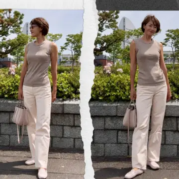 最高の休日！ユニクロのワイドストレートジーンズで叶える「楽ちんおしゃれ」なお散歩コーデ