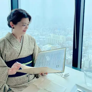 【着物で楽しむ東京スカイツリータウン】着付け仲間と行く粋なランチタイム
