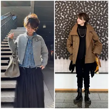 ハーフコートで秋の装いをアップデート