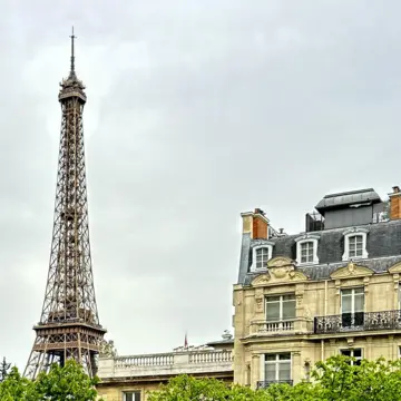 エッフェル塔のある風景  La tour Eiffel 【フランス パリ】