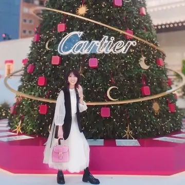 表参道で一足早いクリスマス⭐︎Cartierイベントへ！