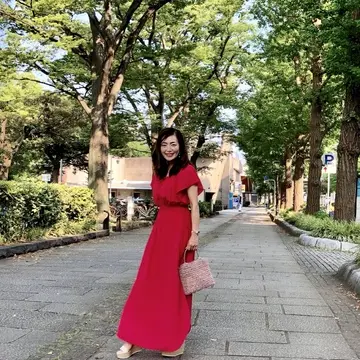 真っ赤なワンピースを着て横浜へ♪_1_8-2
