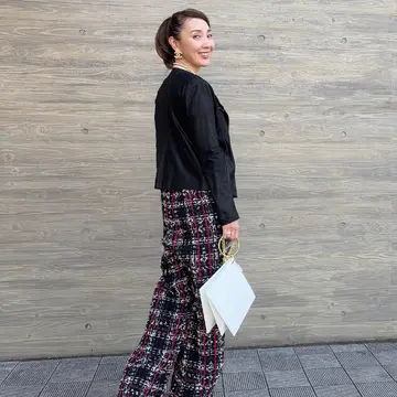 パール×シャネル×ツイード  50代女性を品良く輝かせる私の開運コーデ