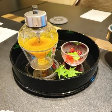 華暦の華茶膳のかき氷ソース