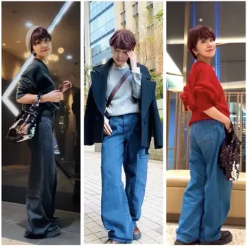 UNIQLO、ZARA、GUで年末年始のお出かけに大人デニムパンツコーデ