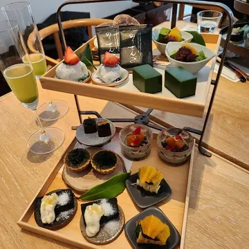日本橋で頂く日本茶のアフタヌーンティー