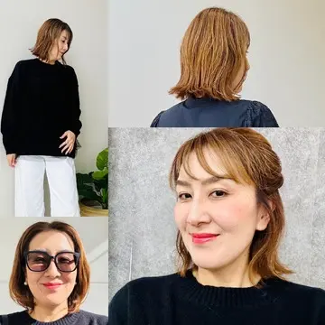 真冬のボブヘアー✂️アレンジ
