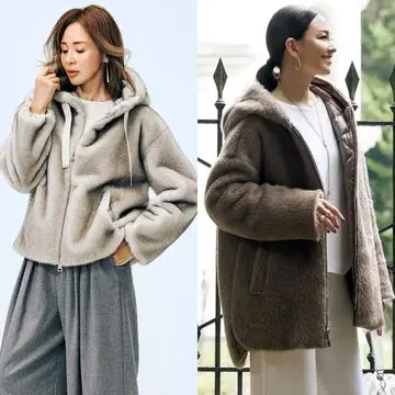 コートで着映える！冬の街で上品に華やぐ、50代が着たい「ファーコート」