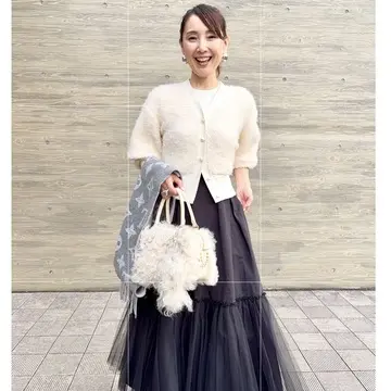 ふわふわと白がつくる　冬のときめき開運コーデ