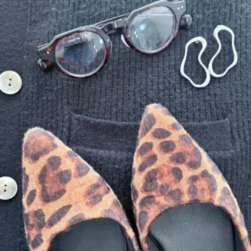 50代GUコーデ小物色合わせ