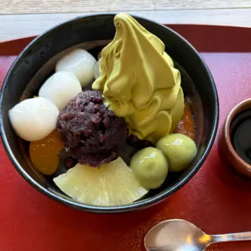 50代浅草おひとりさま散歩＊舟和クリーム白玉あんみつ