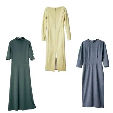 シンプルだから幅広いシーンに使える！すっきり着こなせるおすすめワンピース3選【働く日の「毎日ワンピース」】